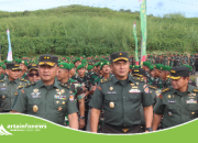 Dandim 0207/Simalungun Dampingi Asrena Kasad Tinjau Brigif TP 36/HM dan Yon TP 901/SG Batu 20 Kabupaten Simalungun