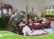 Motivasi Dari Babinsa,Siswa SD Plus Tigabalata Diajak Rajin Belajar dan Raih Cita Cita
