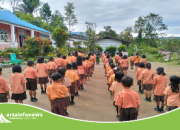 Siswa SD Negeri 097356 Parapat Antusias Ikuti Wasbang dan PBB Bersama Babinsa