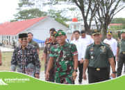 Bupati Simalungun dan Tim Penasehat Presiden Prabowo Bidang Pertahanan Dalam Negeri Tinjau Brigif TP 36/HM dan Yon TP 901/SG