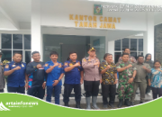 Sinergi TNI-Polri dan Uspika Tanah Jawa,Apel Siaga Bencana Digelar di Kantor Camat