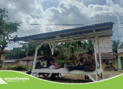 Babinsa Koramil 09/Tiga Balata Perkuat Kamtibmas Bersama Pangulu dan Warga Nagori Lumbang Gorat