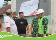 Dandim 0207/Simalungun Tinjau Progres Pembangunan Koperasi Merah Putih di Kecamatan Gunung Maligas