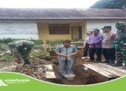 Babinsa Koramil Dolok Pardamean Dukung Peletakan Batu Pertama Pembangunan KDKMP di Pariksabungan