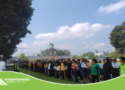 Alumni Patroli Keamanan Sekolah Kota Siantar Berikan Apresiasi kepada Kasat Lantas Polres Siantar